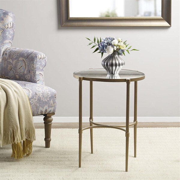 Martha Stewart Antique Bronze Lia Accent Table - MT120-0025