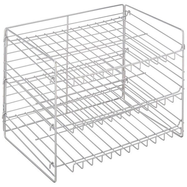 W Unlimited 21 in. Iron Wire Storage Rack, Chrome - WU1021