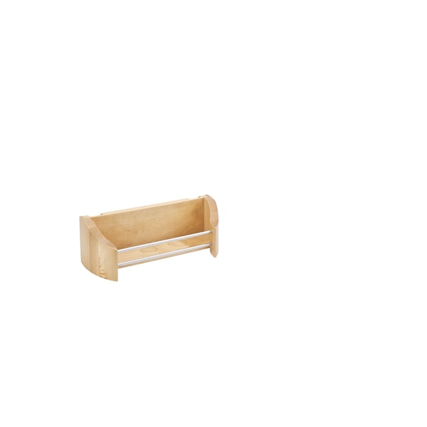 Rev-A-Shelf Maple Veneer, Light Brown, 11 in W, 3.63 in H, 4.25 in D, 4.25 in L, Light Brown - 4231-11-52