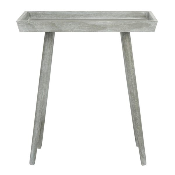 Safavieh 25.25 x 23.5 x 15.75 in. Nonie Tray Accent Table, Slate & Grey - ACC5701C