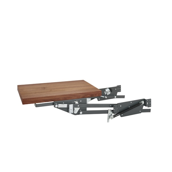 Rev-A-Shelf Steel, Walnut, 13.25 in W, 18.69 in H, 20 in D, 20 in L, Dark Brown - ML-WNHDSCOG-18FL