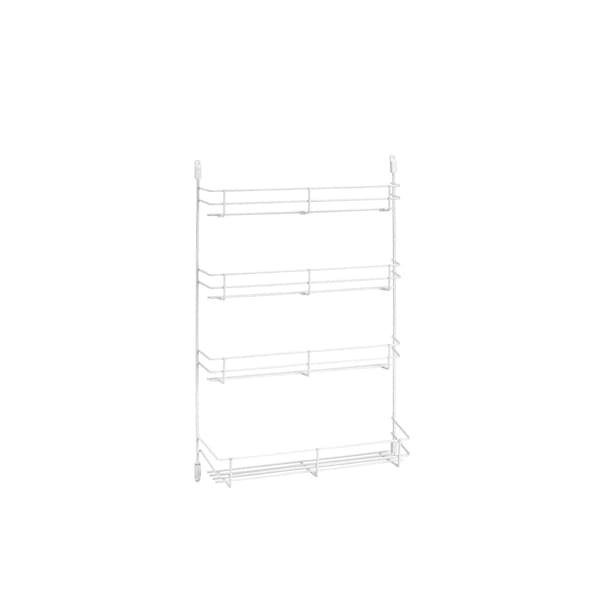Rev-A-Shelf Steel, White, 14 in W, 21.72 in H, 2.38 in D, 4.28 in L, White - 565-14-52