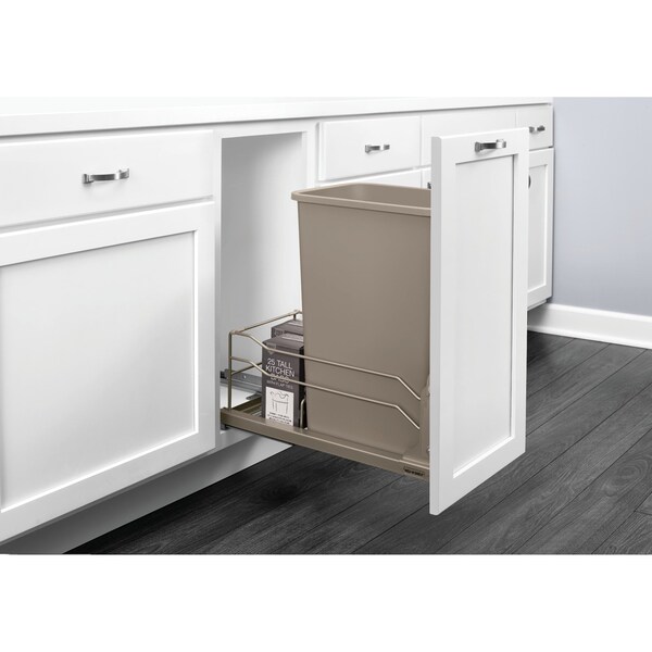 Rev-A-Shelf Steel, Champagne, 10.88 in W, 22.88 in H, 22.25 in D, 22.25 in L, Champagne - 53WC-1550SCDM-112