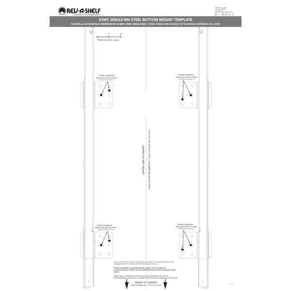 Rev-A-Shelf Steel, Champagne, 10.88 in W, 22.88 in H, 22.25 in D, 22.25 in L, Champagne - 53WC-1550SCDM-112