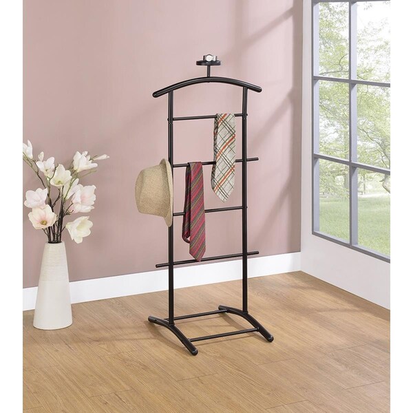 Kings Furniture Menros Metal Valet, Black - CH-4819-BL