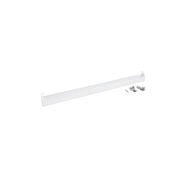 Rev-A-Shelf Polystyrene, Silver, 36 in W, 3.8 in H, 1.7 in D, 2.58 in L, Silver - 6541-36SC-11-52