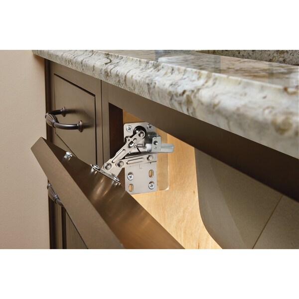 Rev-A-Shelf Polystyrene, Silver, 36 in W, 3.8 in H, 1.7 in D, 2.58 in L, Silver - 6541-36SC-11-52