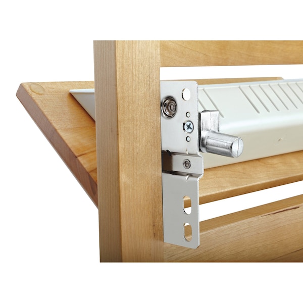 Rev-A-Shelf Polystyrene, Silver, 36 in W, 3.8 in H, 1.7 in D, 2.58 in L, Silver - 6541-36SC-11-52