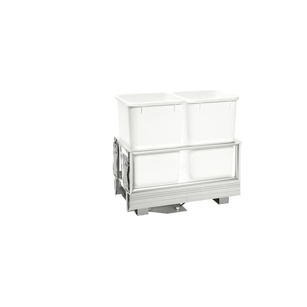 Rev-A-Shelf Aluminum, Silver, 12.13 in W, 19.81 in H, 22 in D, 22 in L, Silver - 5149-1527DM-211
