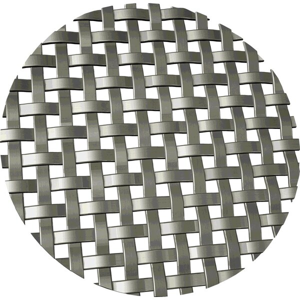 Designs Of Distinction .1875" Flat Square Decorative Grille - Antique Pewter, 18" W x 48" L Sheet - 011848RE25AP1