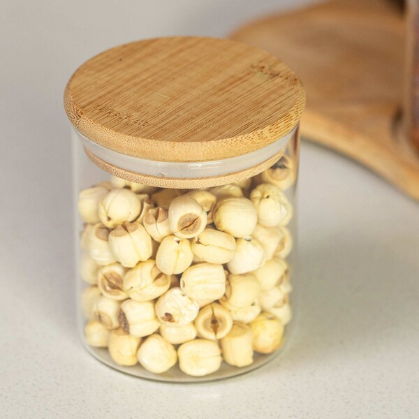 Basicwise Kitchen Stuff, Bamboo, Beige, 7.25 in W, 12 in H, 7.75 in L - QI004705