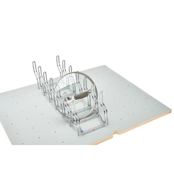Rev-A-Shelf Accessory, Steel, Silver, 5.25 in W, 5.5 in H, 16.88 in D, 16.88 in L, Silver - 5DLD-1-CR