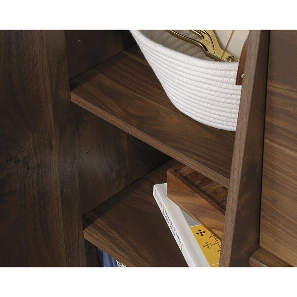 Sauder Clifford Place Hutch Walnut , Attaches to <a href= in./Products/421119 - 422277