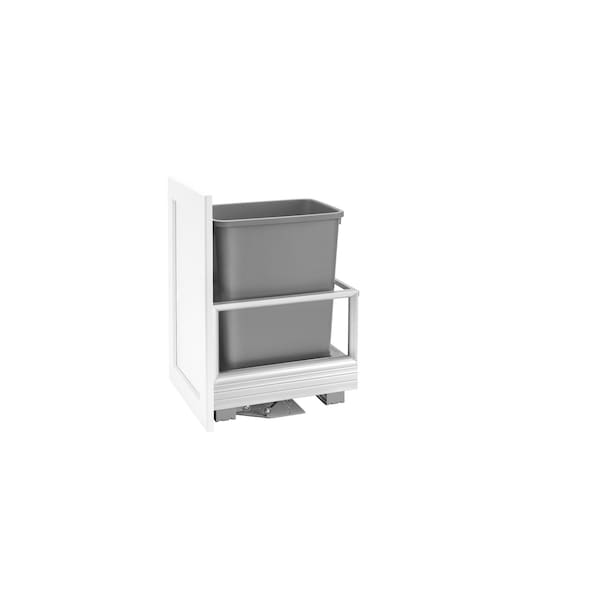 Rev-A-Shelf Aluminum, Silver, 12.13 in W, 19.5 in H, 16 in D, 16 in L, Silver - 5149-15DM18-117
