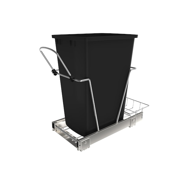 Rev-A-Shelf Steel; Plastic, Chrome, 10.63 in W, 19.25 in H, 22 in D - RV-12KD-18C S