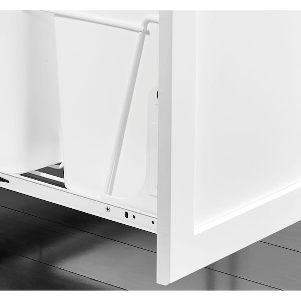 Rev-A-Shelf Accessory, Steel, White, 1.5 in W, 8 in H, 2.13 in D - RV DM KIT