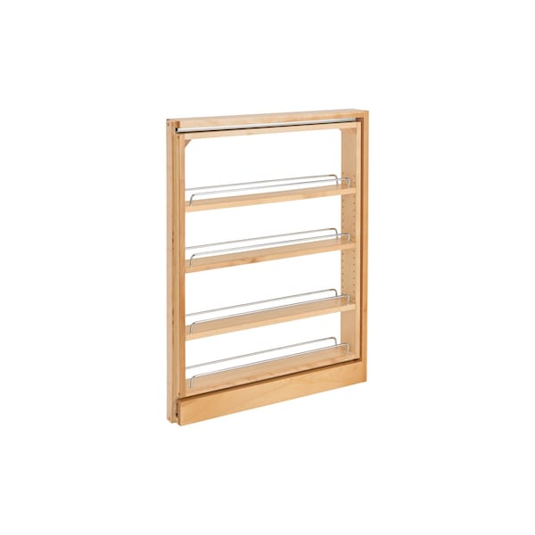 Rev-A-Shelf Maple Wood; Steel, Natural Maple, 3 in W, 30 in H, 23 in D - 432-BF-3C