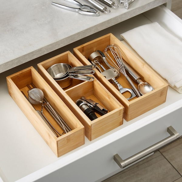 Kitchen Details Bamboo, Brown, 10 in W, 12 in D, 12 in L - 15241