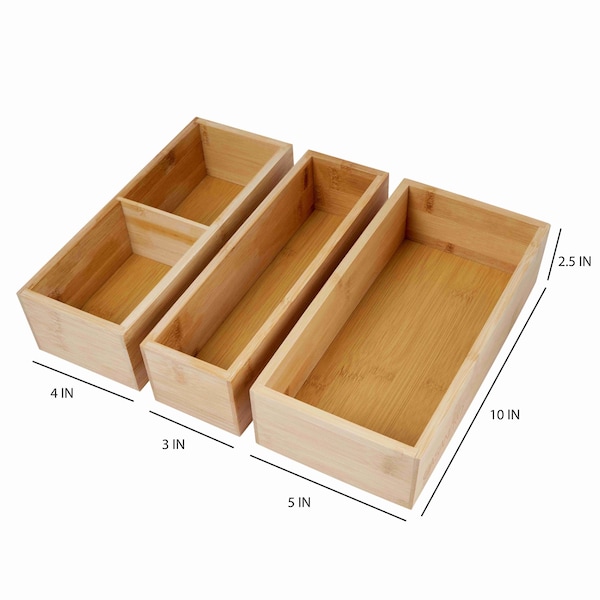 Kitchen Details Bamboo, Brown, 10 in W, 12 in D, 12 in L - 15241