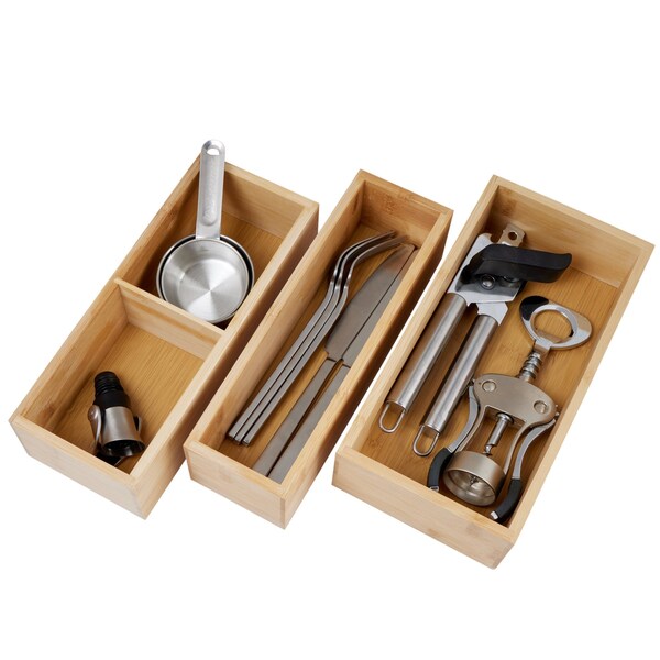 Kitchen Details Bamboo, Brown, 10 in W, 12 in D, 12 in L - 15241