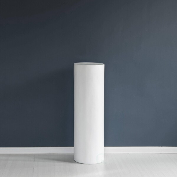 Uniquewise Fiberglass Pillar Column Flower Stand -Photography Props - Cylinder Shape Versatile Pedestal 40 Inch - QI004126-40