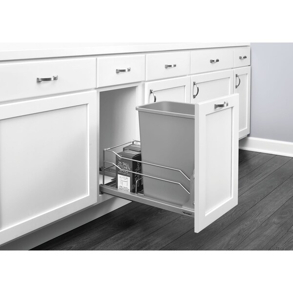Rev-A-Shelf Steel; Plastic, Metallic Silver, 10.88 in W, 19 in H, 22.25 in D - 53WC-1535SCDM-117