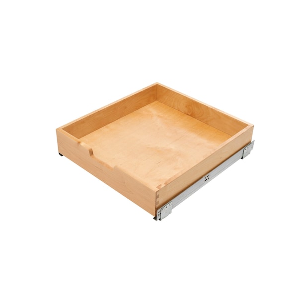 Rev-A-Shelf Maple Veneer, Light Brown, 20.06 in W, 4.85 in H, 21.65 in D, 21.65 in L, Light Brown - 4WDB4-24SC-1