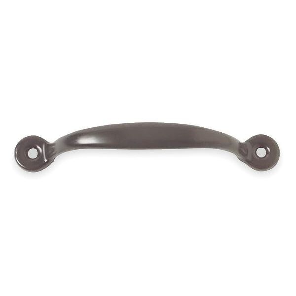 Zoro Select Door Pull, Steel, 4 7/8 In L, Unthr. Through Holes - 1VZZ9