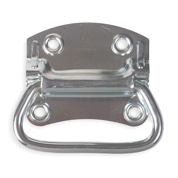 Zoro Select Handle, Chest, 3 1/2 In, Polished Zinc, Unthr. Through Holes - 4PE27