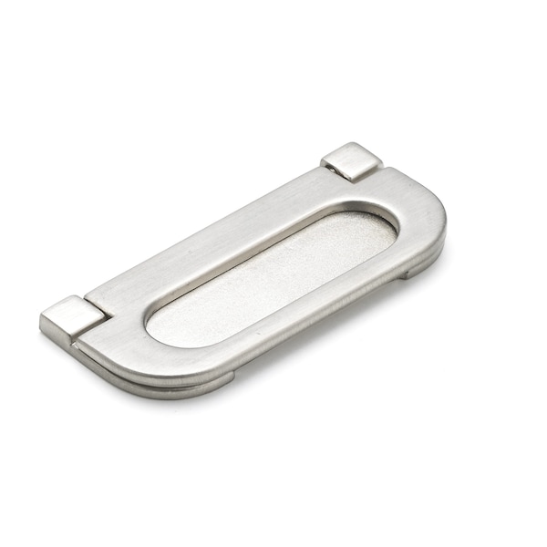 Richelieu 2-3/4 in. (70 mm) Center-to-Center Brushed Nickel Contemporary Recessed Pull - BP77370195