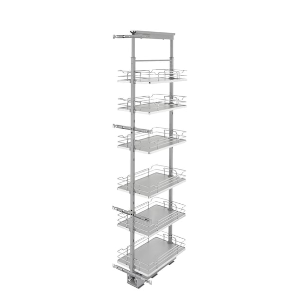 Rev-A-Shelf Steel, Gray, 13 in W, 73.63 in H, 21.72 in L, Gray - 5373-13-GR