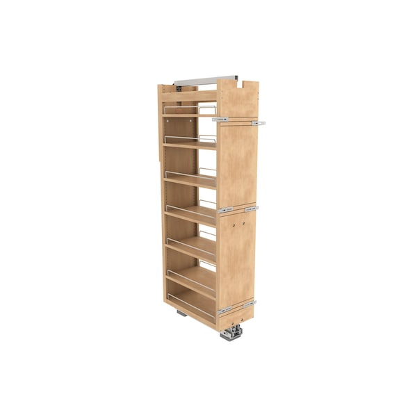 Rev-A-Shelf Maple Veneer, Light Brown, 11 in W, 58.65 in H, 23.67 in L, Light Brown - 448-TPF58-11-1