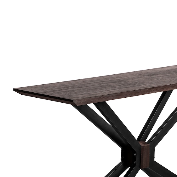 Armen Living Pirate Acacia Modern Console Table - LCPICNAC