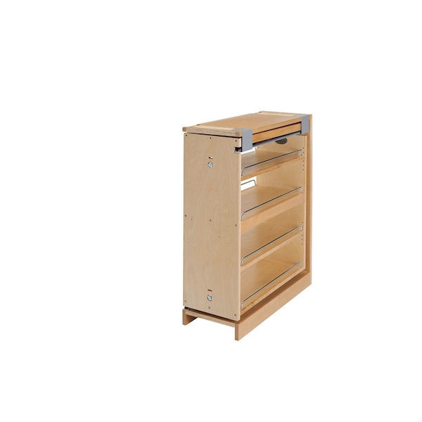 Rev-A-Shelf Maple Veneer, Light Brown, 9 in W, 30 in H, 23 in D, 23 in L, Light Brown - 432-BFSC-9C