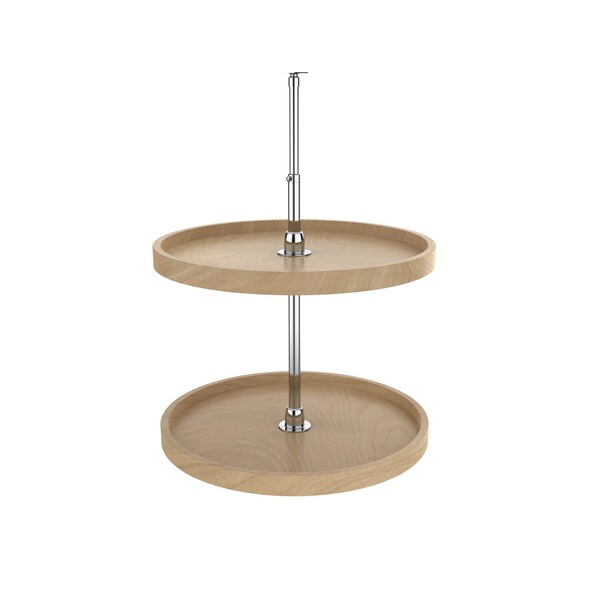 Rev-A-Shelf Maple Veneer, Light Brown, 22 in W, 26 in H, 22 in D, 22 in L, Light Brown - 4WLS072-22-52