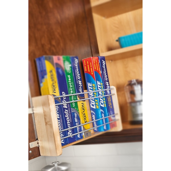 Rev-A-Shelf Maple Hardwood, Light Brown, 16.13 in W, 8 in H, 3.88 in D, 3.88 in L, Light Brown - 4WFR-21-1