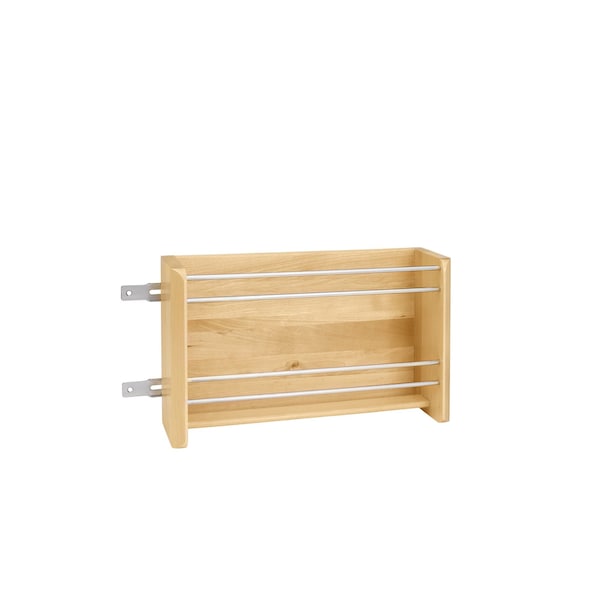 Rev-A-Shelf Maple Hardwood, Light Brown, 16.13 in W, 8 in H, 3.88 in D, 3.88 in L, Light Brown - 4WFR-21-1
