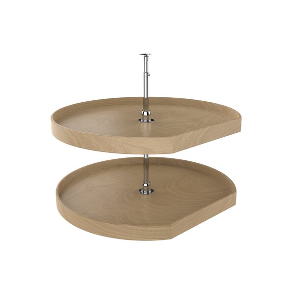 Rev-A-Shelf Maple Hardwood, Light Brown, 32 in W, 26 in H, 32 in D, 29.38 in L, Light Brown - LD-4NW-272-32-1