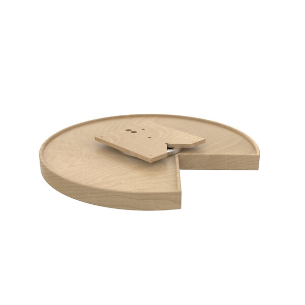 Rev-A-Shelf Maple Hardwood, Light Brown, 32 in W, 3.78 in H, 32 in D, 32 in L, Light Brown - LD-4NW-401-32BS-1