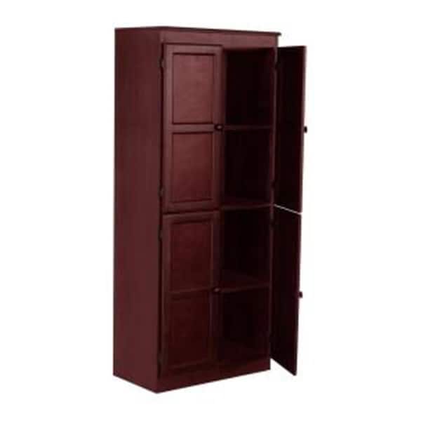 Convenience Concepts Multi-use Storage Cabinet, Cherry Finish 5 Shelves - HI2641547
