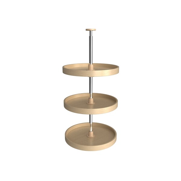 Rev-A-Shelf Maple Veneer, Light Brown, 18 in W, 38 in H, 18 in D, 18 in L, Light Brown - LD-4BW-063-1836-1