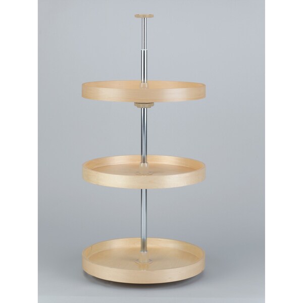 Rev-A-Shelf Maple Veneer, Light Brown, 18 in W, 38 in H, 18 in D, 18 in L, Light Brown - LD-4BW-063-1836-1