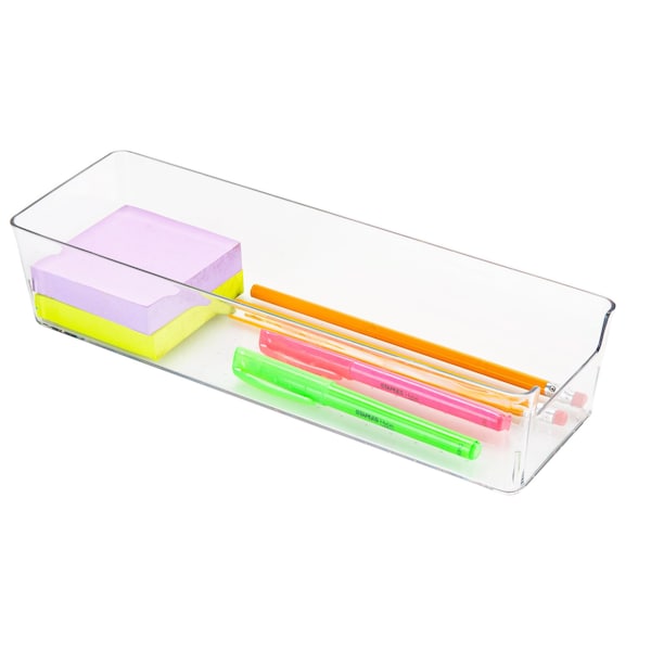 Simplify Plastic, Super Clear, 3.7 in W, 11.6 in D, 11.6 in L - 24042