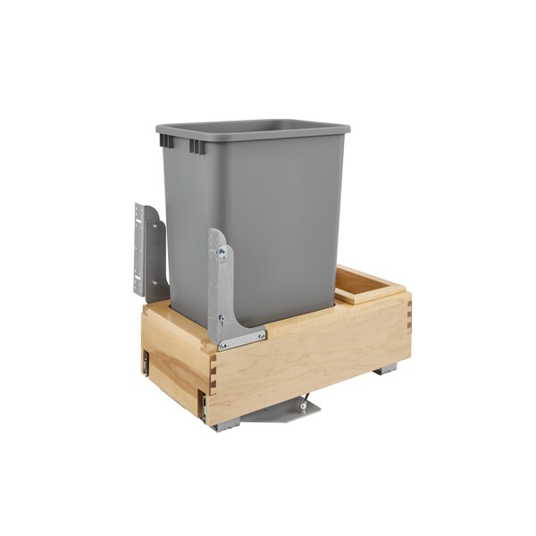 Rev-A-Shelf Maple Wood; Steel; Plastic, Natural Maple, 12 in W, 23.19 in H, 21.75 in D - 4WCBM-1550DM-1