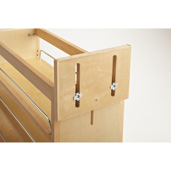 Rev-A-Shelf Maple Wood; Steel; Plastic, Natural Maple, 8.75 in W, 25.5 in H, 21.63 in D - 448KB-BCSC-8C