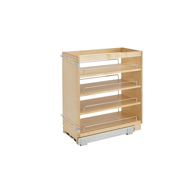 Rev-A-Shelf Maple Wood; Steel, Natural Maple, 11 in W, 25.5 in H, 22.5 in D - 448-BC-11C