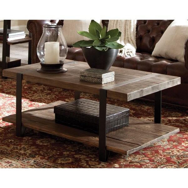 Alaterre Furniture Modesto 42"L Reclaimed Wood Coffee Table - AMSA1120