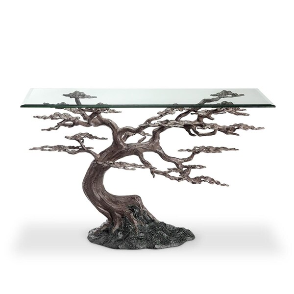 Spi Home Cypress Tree Console Table - Glass - 34933