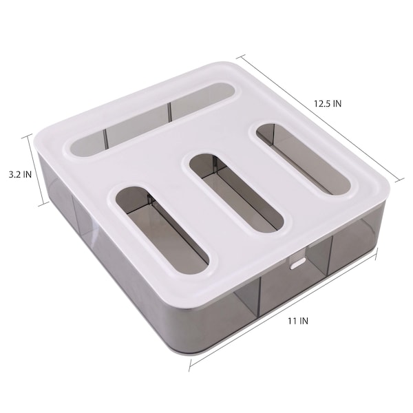 Kitchen Details Plastic, White, 12.4 in W, 11 in D, 11 in L - 15281