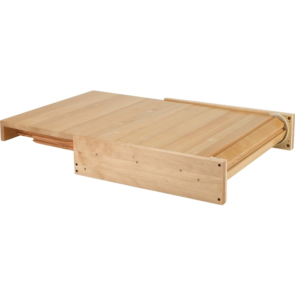 Rev-A-Shelf Drawer Replacement, Maple Veneer, Light Brown, 22 in W, 4.72 in H, 19.94 in D, 19.61 in L - 4TT-2133-1